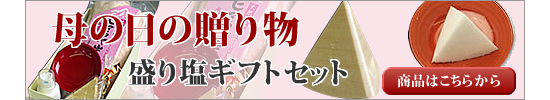 母の日の贈り物 盛り塩ギフトセット