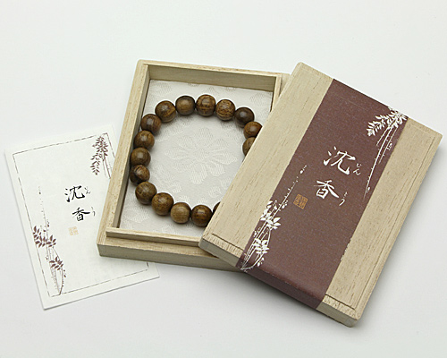 ブレスレット 天然香木 沈香(じんこう)