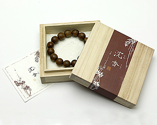 ブレスレット 天然香木 沈香(じんこう)