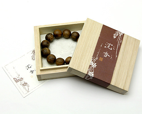 ブレスレット 天然香木 沈香(じんこう)