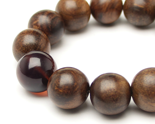 ブレスレット 天然香木 沈香(じんこう)