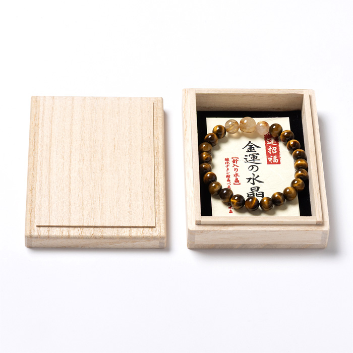 ブレスレット 金運の水晶