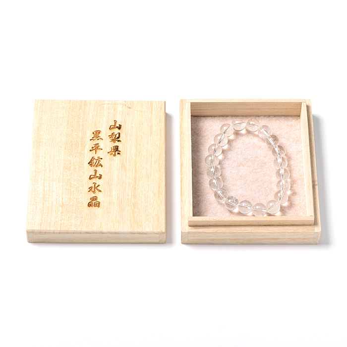 ブレスレット 水晶 (黒平鉱山産)