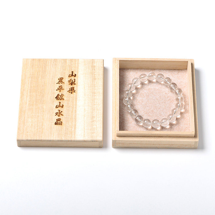 ブレスレット 水晶 (黒平鉱山産)