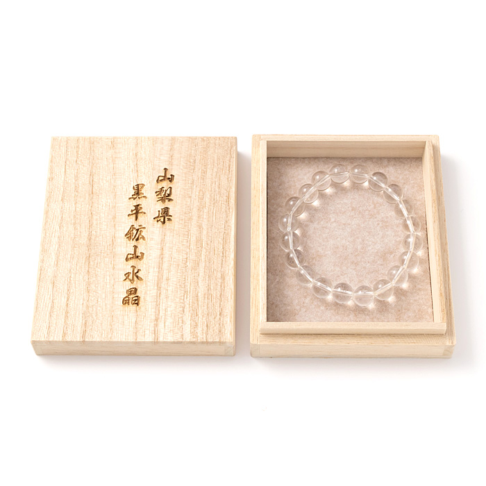 ブレスレット 水晶 (黒平鉱山産)