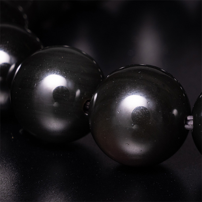 ブレスレット レインボーオブシディアン