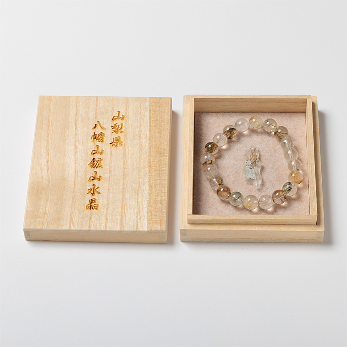 ブレスレット 水晶 (八幡山鉱山産)