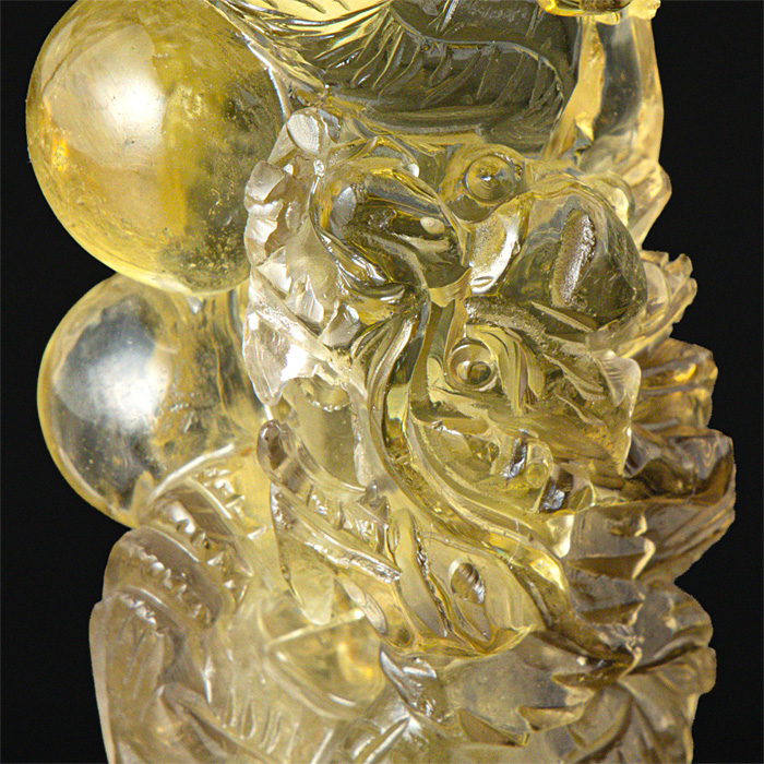 水晶彫刻 龍