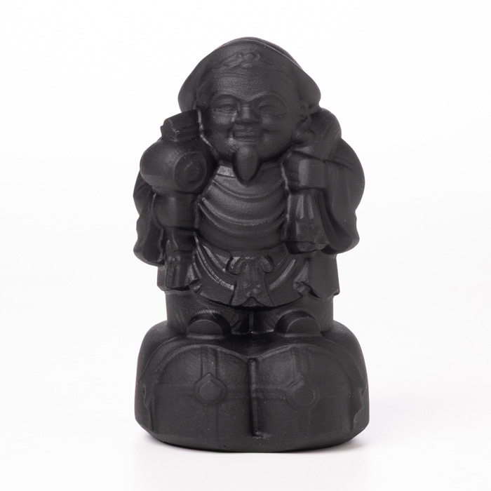 彫刻 大黒様 (ブラックオブシディアン)