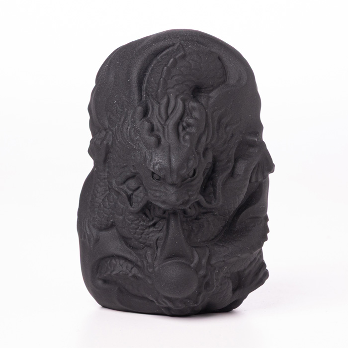 彫刻 大黒様 (ブラックオブシディアン)