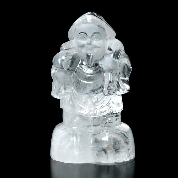 水晶彫刻 大黒様