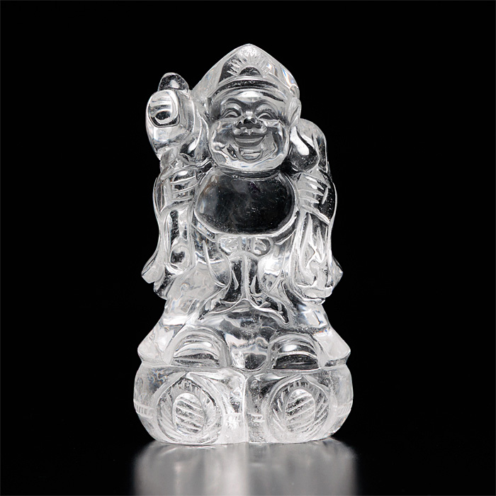 水晶彫刻 大黒様