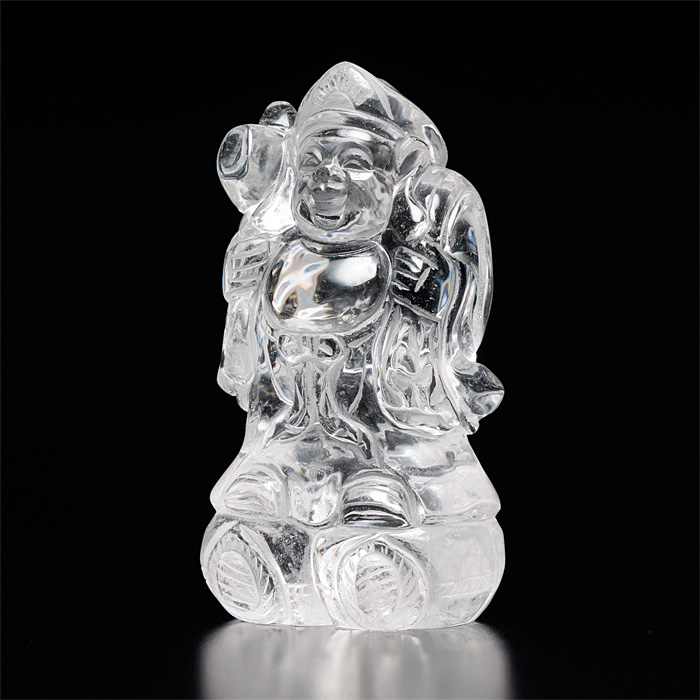 水晶彫刻 大黒様