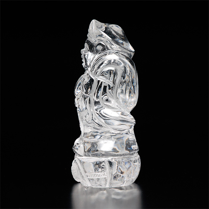 水晶彫刻 大黒様