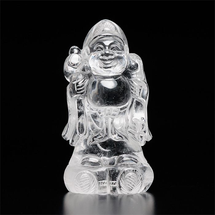 水晶彫刻 大黒様