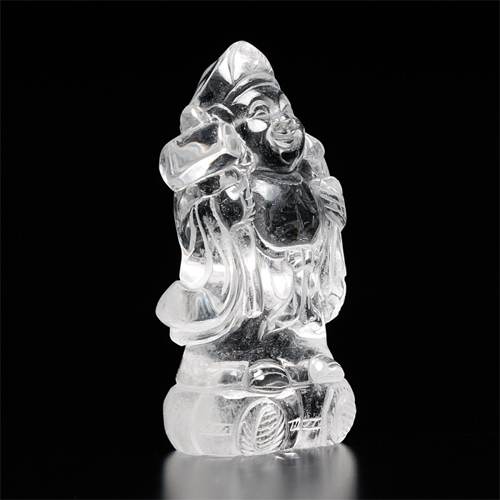 水晶彫刻 大黒様