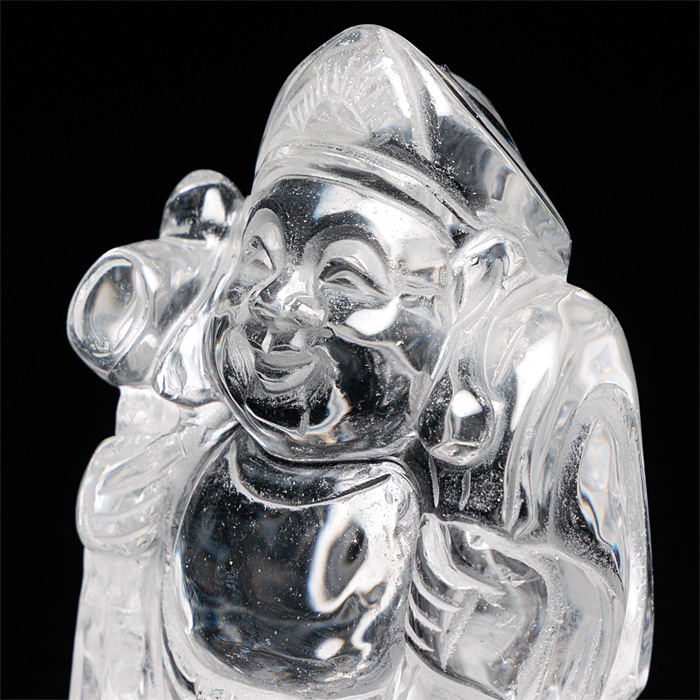 水晶彫刻 大黒様