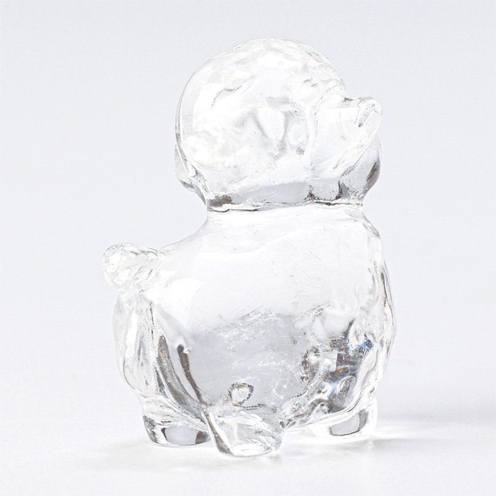 水晶彫刻 ヒツジ