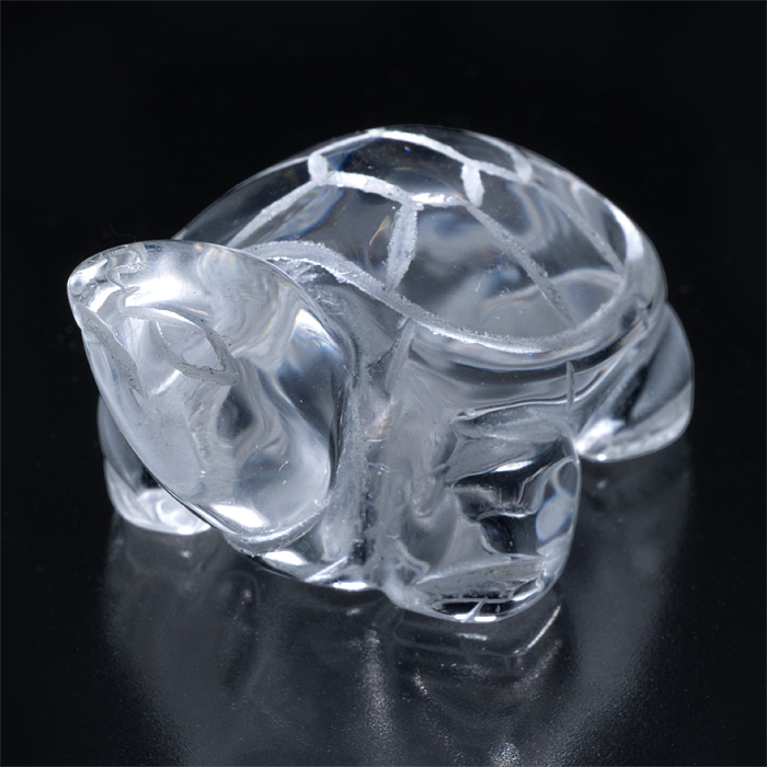 水晶彫刻 亀