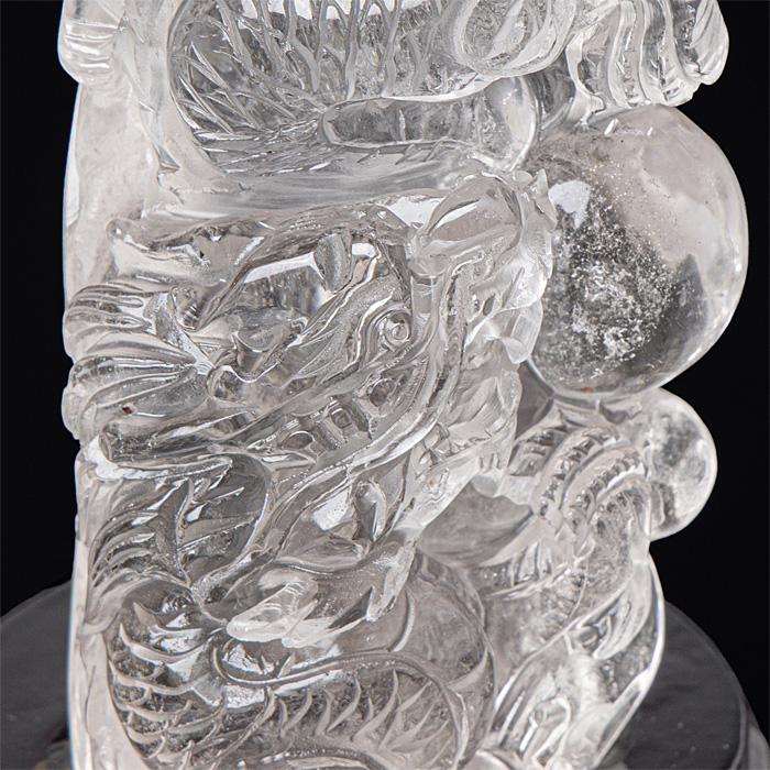 水晶彫刻 龍