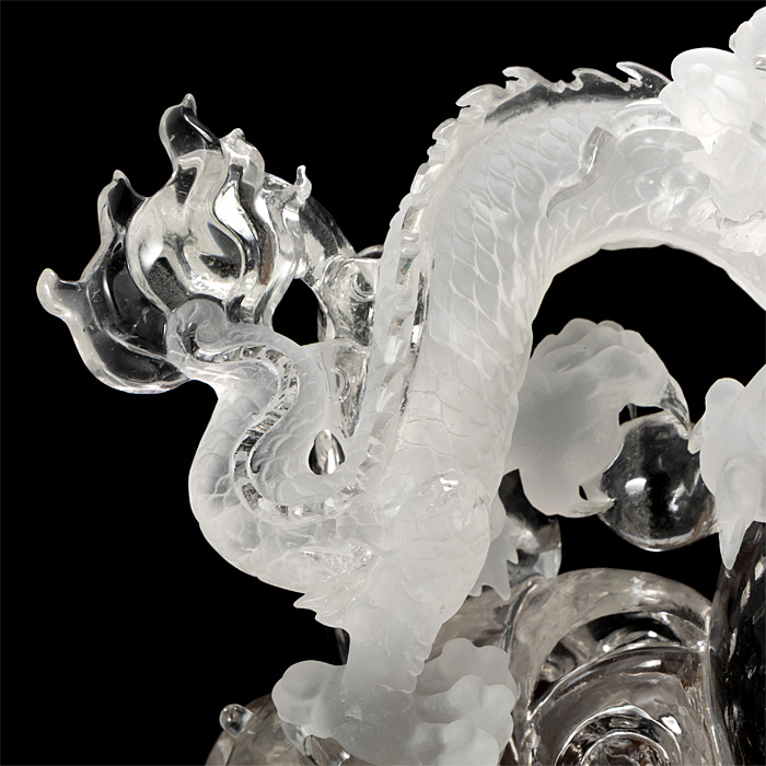水晶彫刻 龍