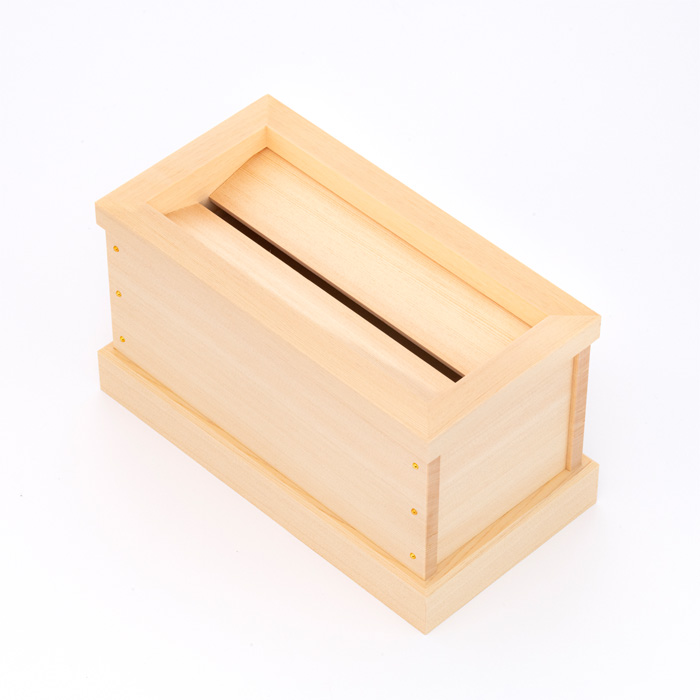 小型賽銭箱 木曽桧 8寸