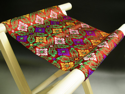 胡床新倭錦(赤)桧製