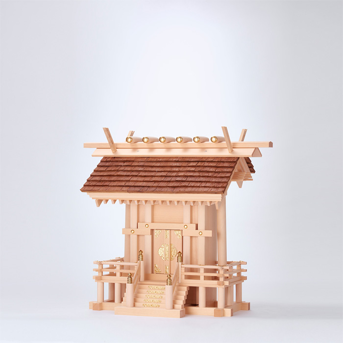 神棚 桧皮葺一社宮 小〈H-3〉
