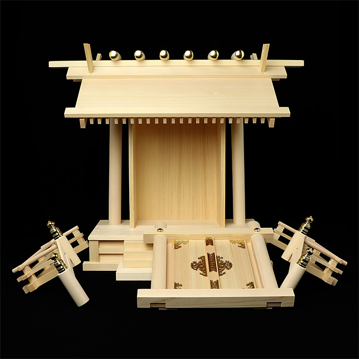 神棚 板葺一社宮(大・昇段付)〈I-28〉