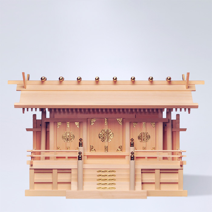神棚 板葺三社宮(大)〈I-6〉