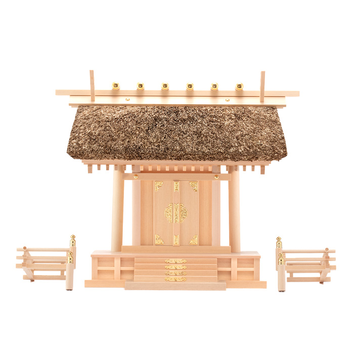 神棚 茅葺一社宮 C型 中〈K-10〉