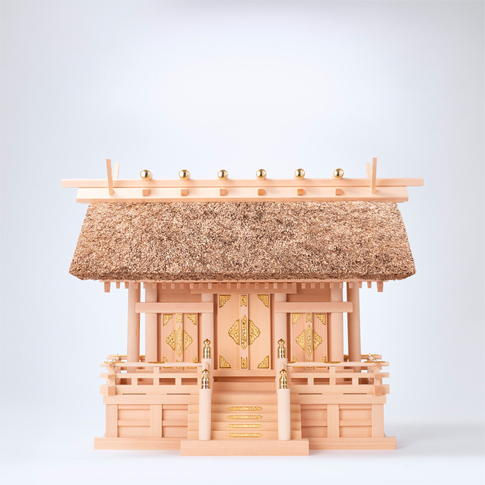 神棚 茅葺三社宮(小)〈K-17〉