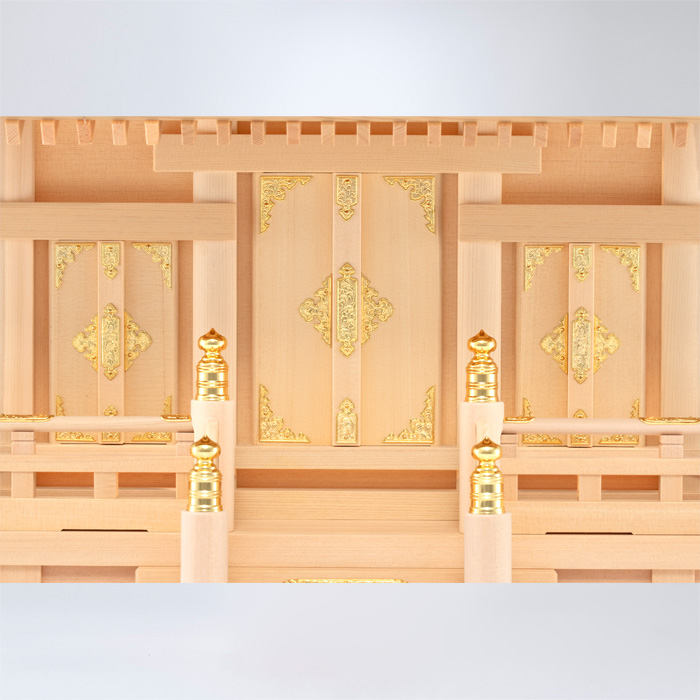 神棚 茅葺三社宮(小)〈K-17〉