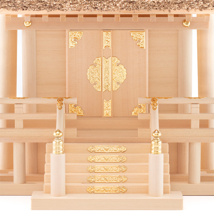 神棚 茅葺一社宮 国民神殿(小)〈K-3〉