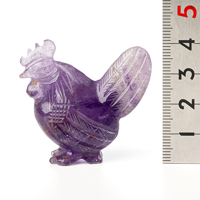 甲府彫刻 トリ （アメジスト）