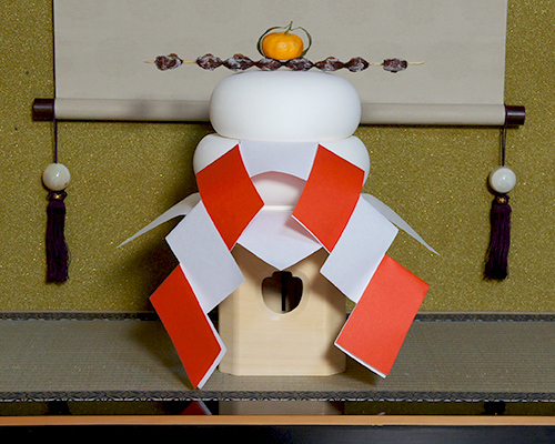 紅白シデ(三方・餅板使用例)