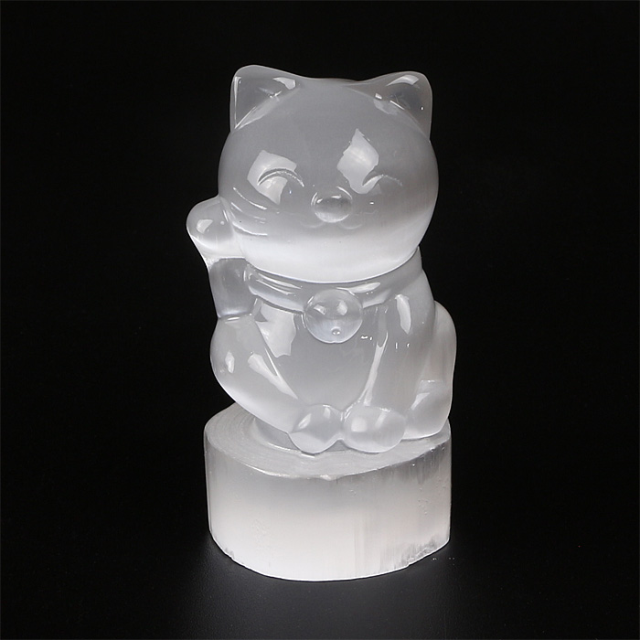 彫刻 招き猫