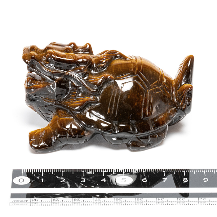 彫刻 龍亀（ロングイ） （タイガーアイ）