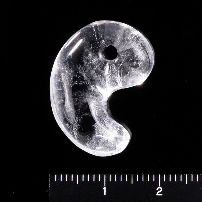 勾玉 水晶 (乙女鉱山産)