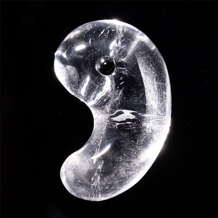 古代勾玉 水晶 (黒平鉱山産)
