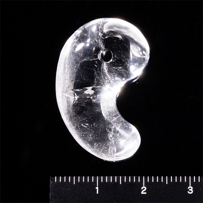 古代勾玉 水晶 (黒平鉱山産)