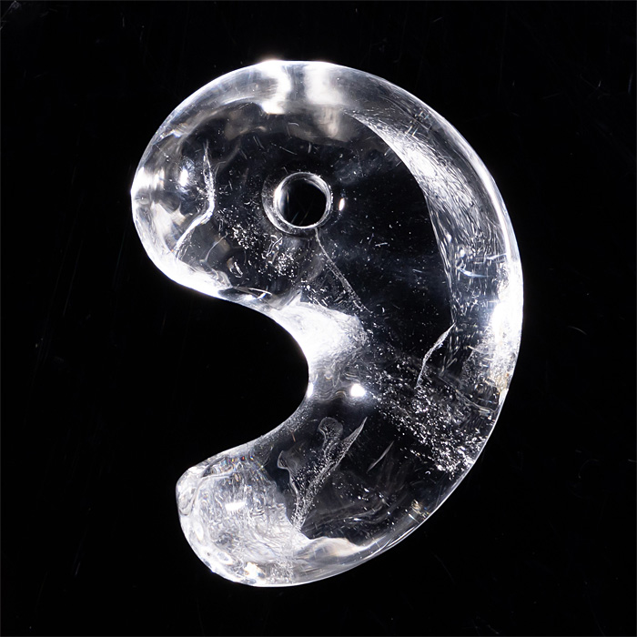 古代勾玉 水晶 (黒平鉱山産)