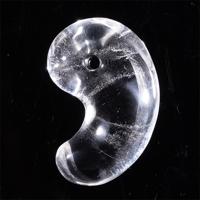 古代勾玉 水晶 (黒平鉱山産)