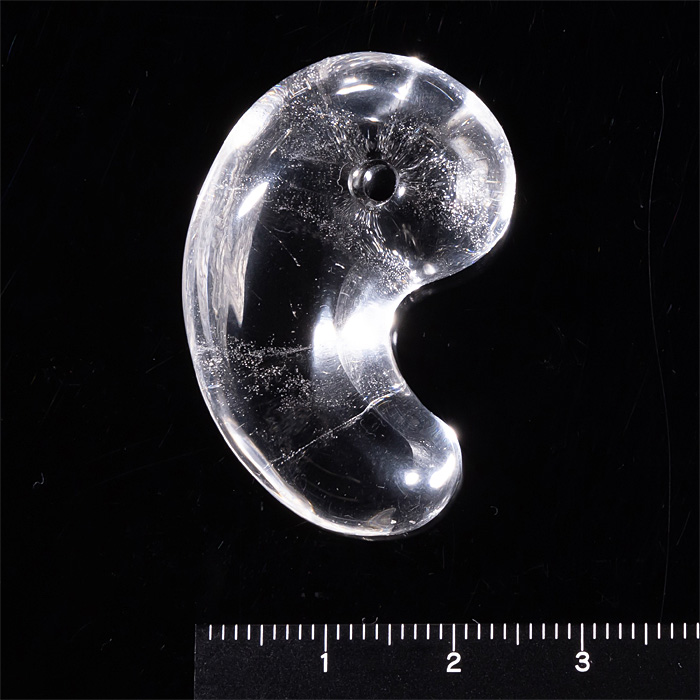 古代勾玉 水晶 (黒平鉱山産)