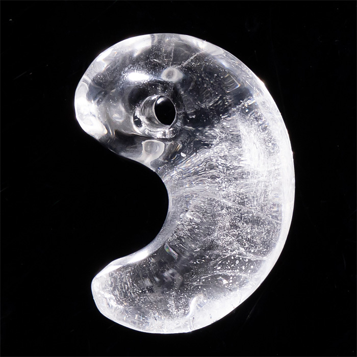古代勾玉 水晶 (黒平鉱山産)