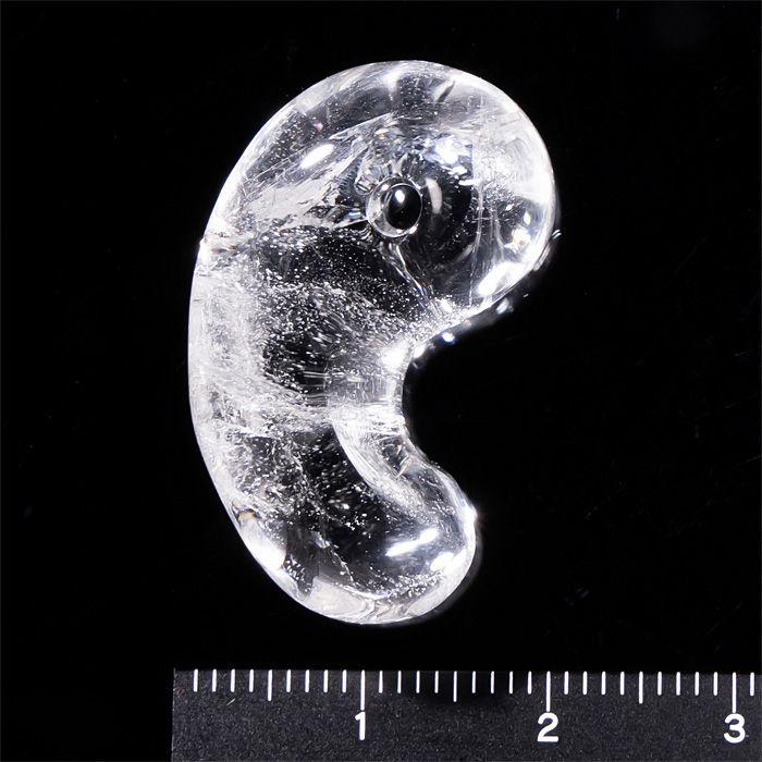 古代勾玉 水晶 (黒平鉱山産)
