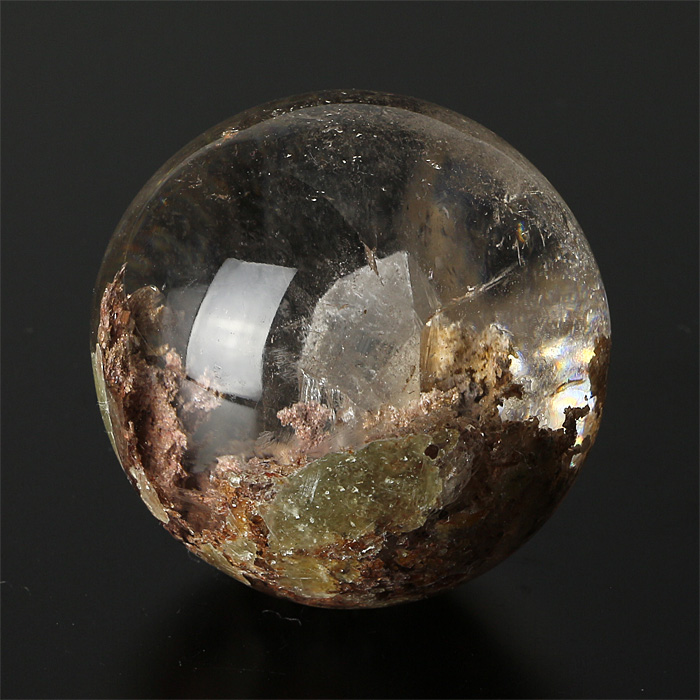 丸玉 貫入水晶