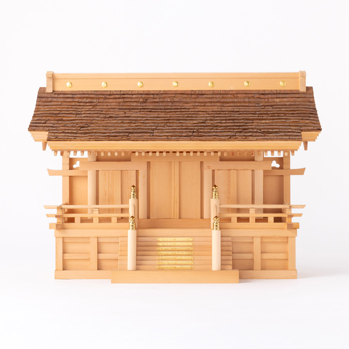 【アウトレット】 神棚 桧皮葺三社宮 松尾型〈H-5〉