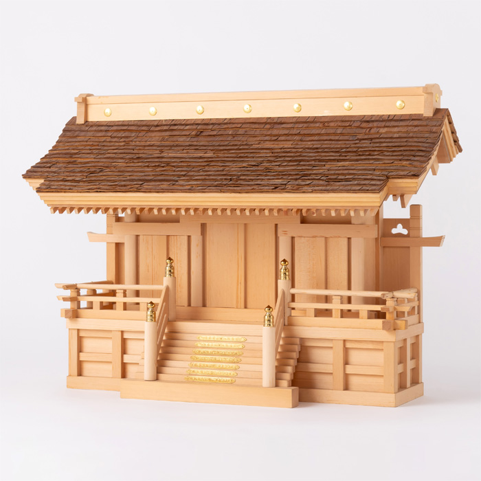 【アウトレット】 神棚 桧皮葺三社宮 松尾型〈H-5〉
