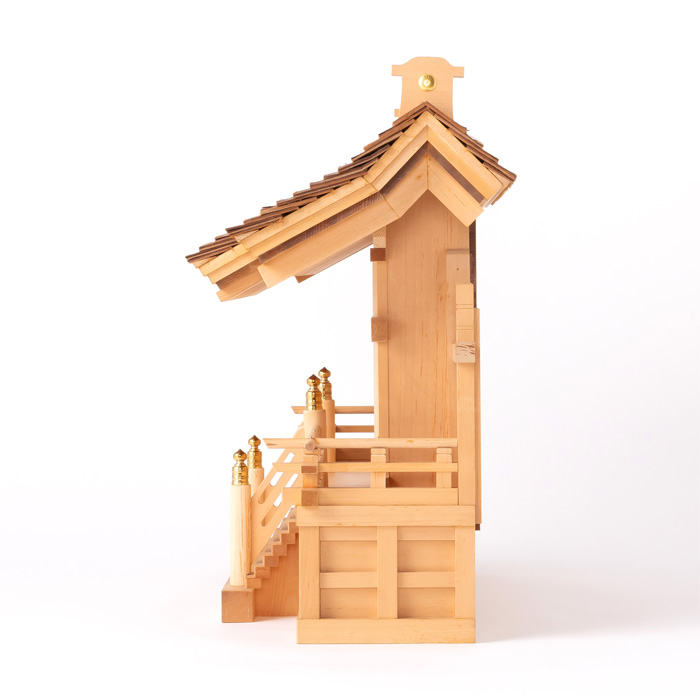 【アウトレット】 神棚 桧皮葺三社宮 松尾型〈H-5〉